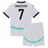 Camisa de time de futebol Áustria Marko Arnautovic #7 Replicas 2º Equipamento Infantil Europeu 2024 Manga Curta (+ Calças curtas)